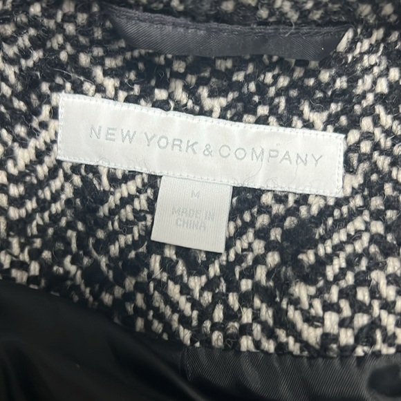 New York & Company Wool-blend Coat with hood - Picture 10 of 12